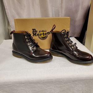 Dr. Martens leather lace up ankle boots